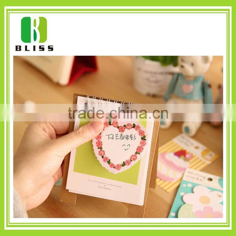 Customized shape self stick notes with logo for promotion office gift magnetic sticky notes