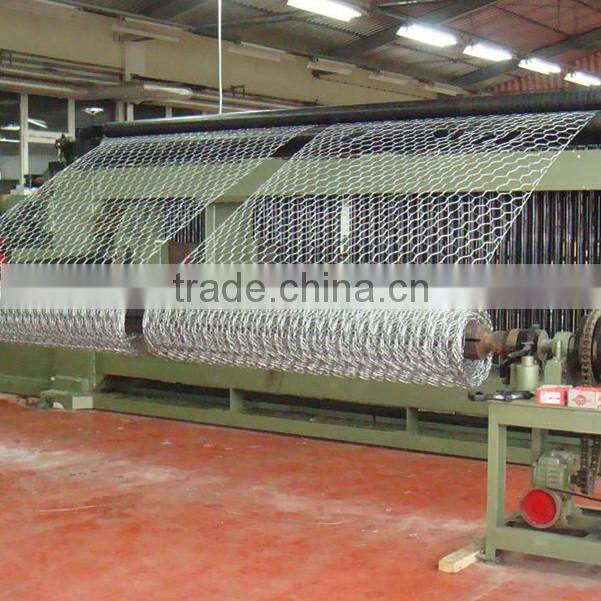 Woven steel wire gabion mesh machine