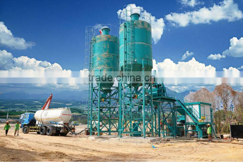 HZS25 concrete mixing station plant