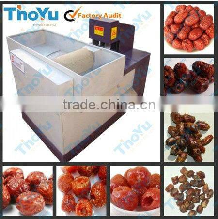 Rotating disc type green olive pitting machine/ red dates pitting machine
