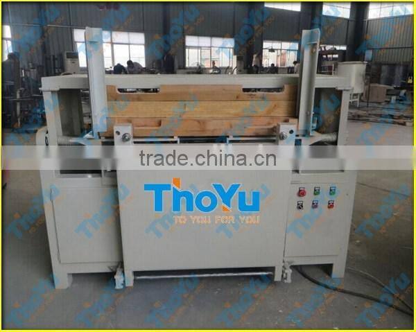 Two Heads Nailed Wood Pallet Groover Machine to Make Stringer of Pallets(SMS:0086-15890650503)