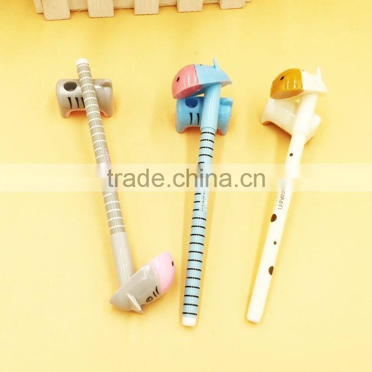 animal shaped funny promotional pen for student