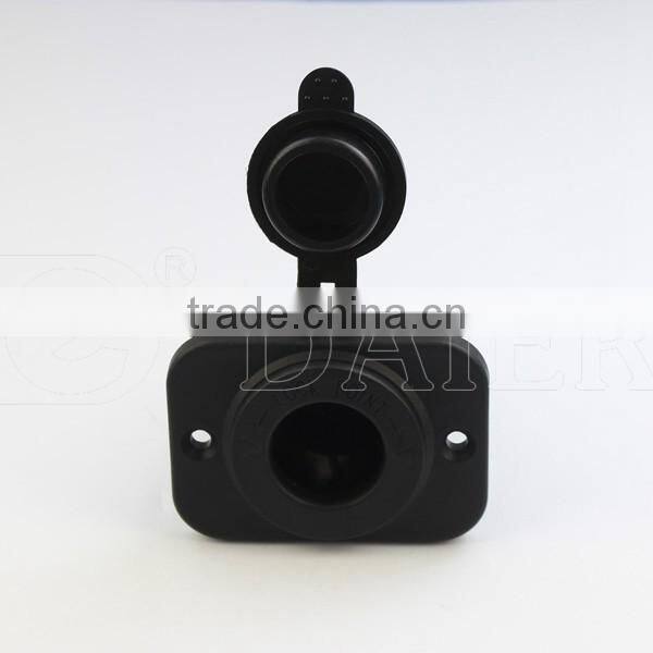 Fixed Panel 12V Wateroroof Power Socket, Power Outlet Socket For Car/