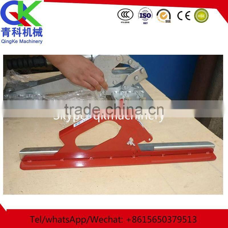 lawn trimmer and measuring tool used for playground