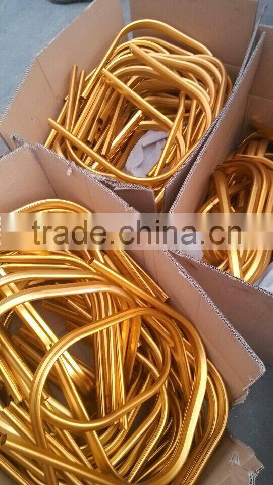 OEM aluminum tube bending bendable aluminium tube with color anodization