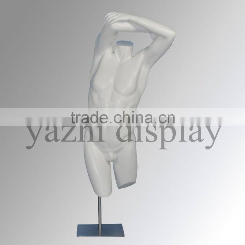window display headless Male torso mannequin with muscle
