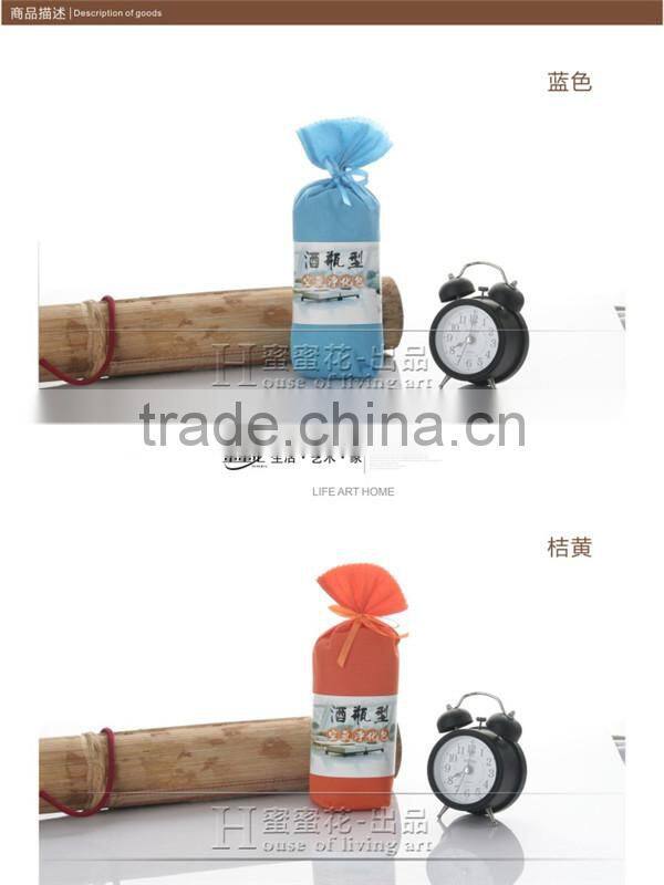 Multi-function 24.5*8.5cm Bamboo Charcoal Wine Bottle Air Freshener