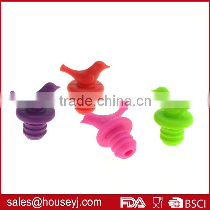 Little Bird Wine Bottle Stopper silicon bottle stopper