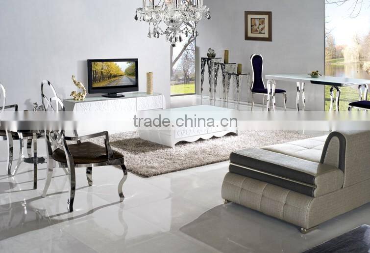 C197 Elegant looking modern stainless steel Coffee table