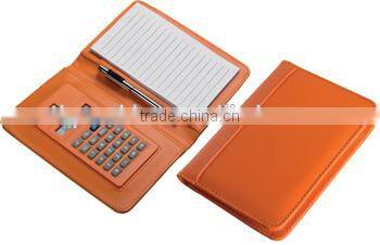 Promotional colorful calculator with notepad with high quality