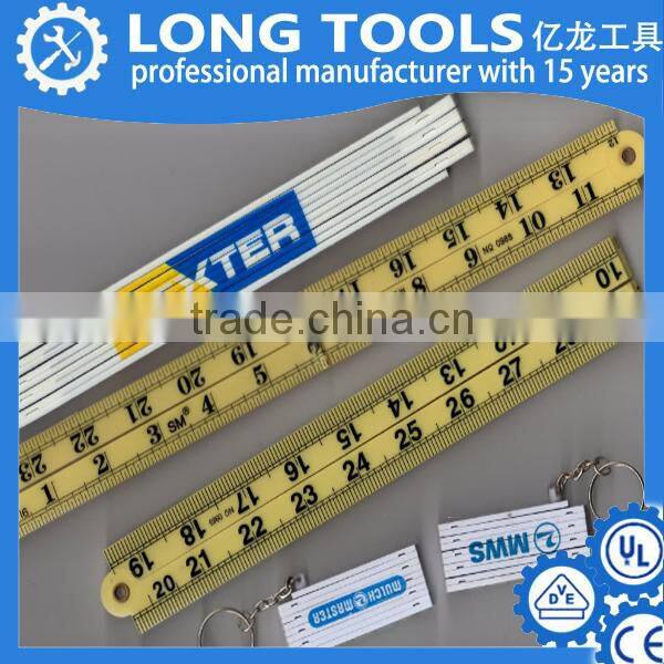 Hot selling plastic promotional folding ruler use for measuring