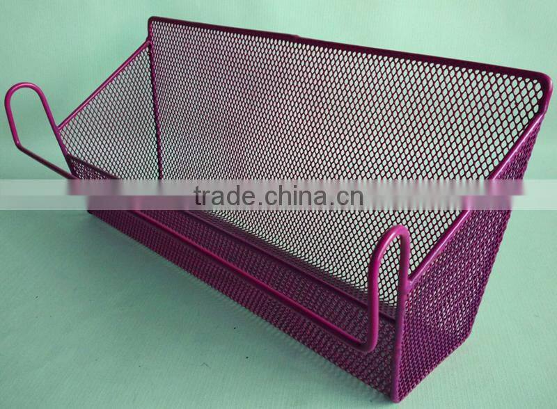 Manufactory Colour Hanging Wire Mesh Basket /Storage Blasket