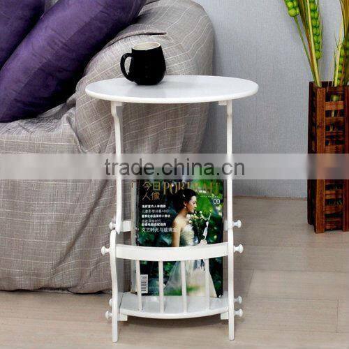 white wooden magazine rack for home decorate /modern style table