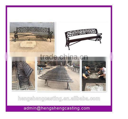 Trade Assurance China supplier cast iron park bench in stock