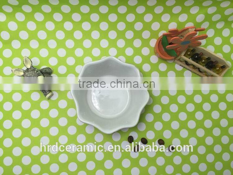 Chinese stock porcelain Bulk ceramic Dinner bowl