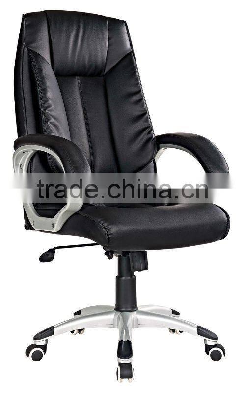 middle bentwood leather swivel chair
