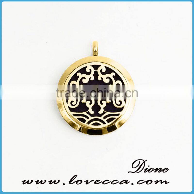DIY wholesale fashion stainless steel locket necklace