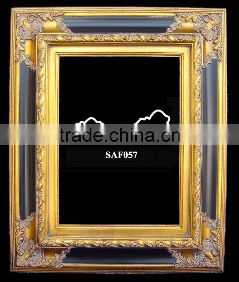 Vintage Baroque Wooden Ornate Picture Frame for Oil Paintings