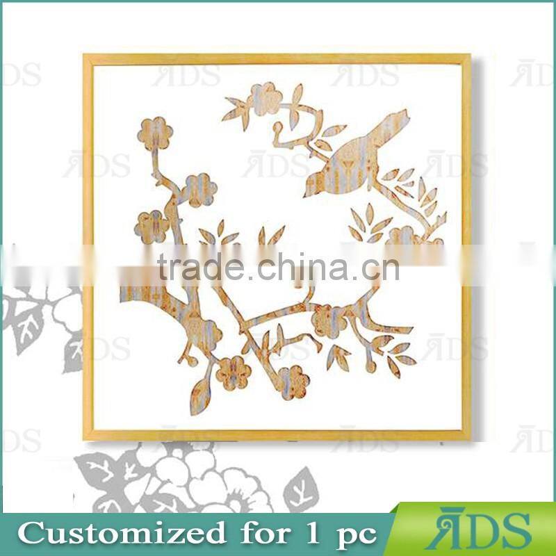 Framed Handmade Flower & Bird 3D Wall Art