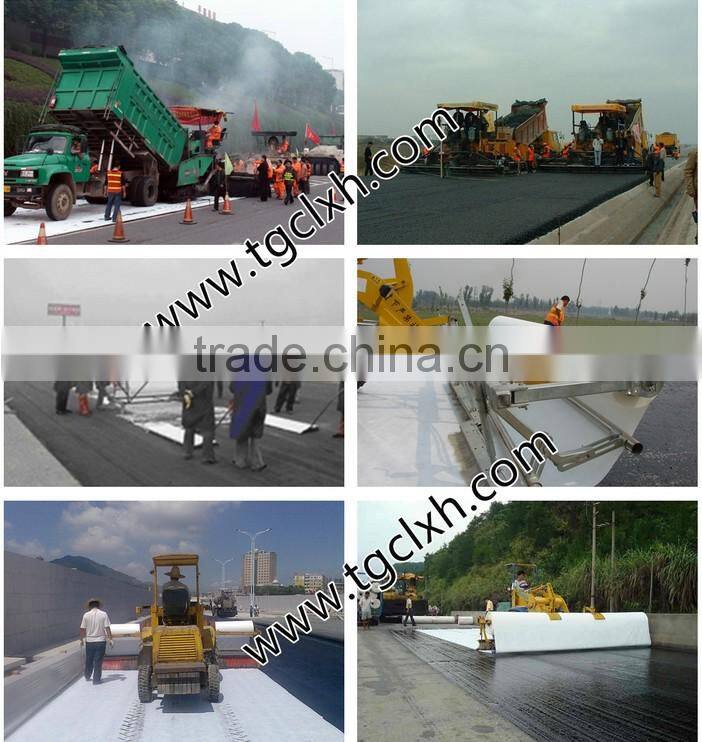 On sale 8KN polyester glass fiber geotextile in stock