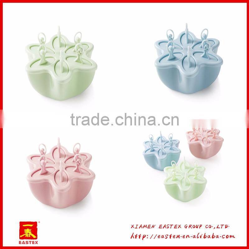 High Quality Eco-friendly 6 cells dancer Ice Cube Tray with dancers cover