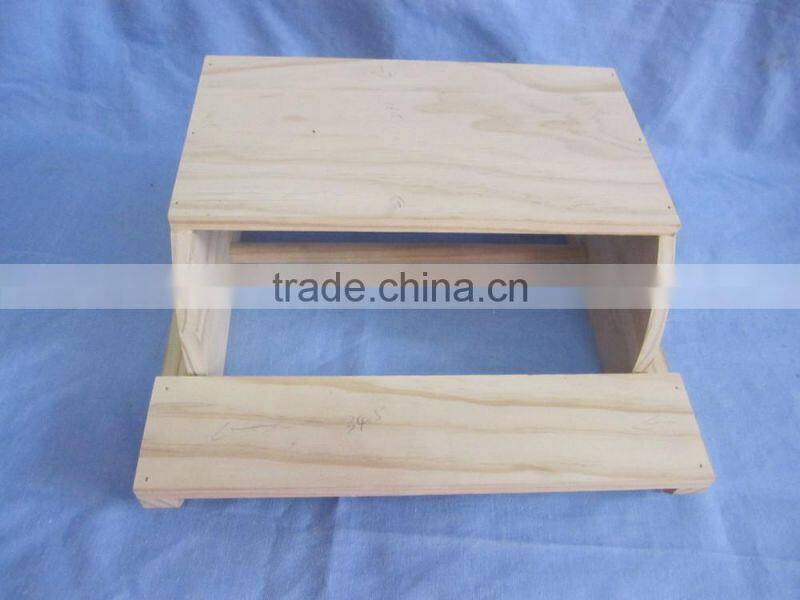 Convenient carry baby wood scalable stool