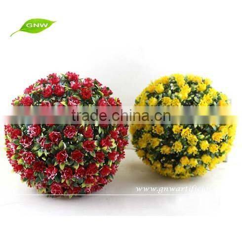 GNW GP009 red ball shape flower ball pot for wedding garden decoration