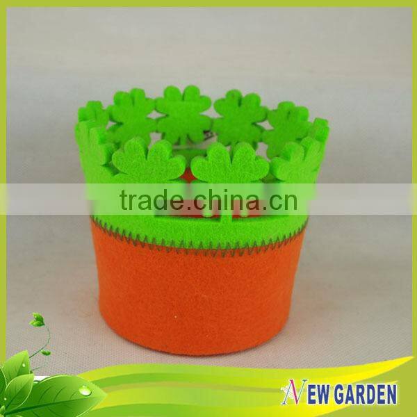 Gorgeous Designs Metal Artificial Lacy Flower Pot For Home Decor