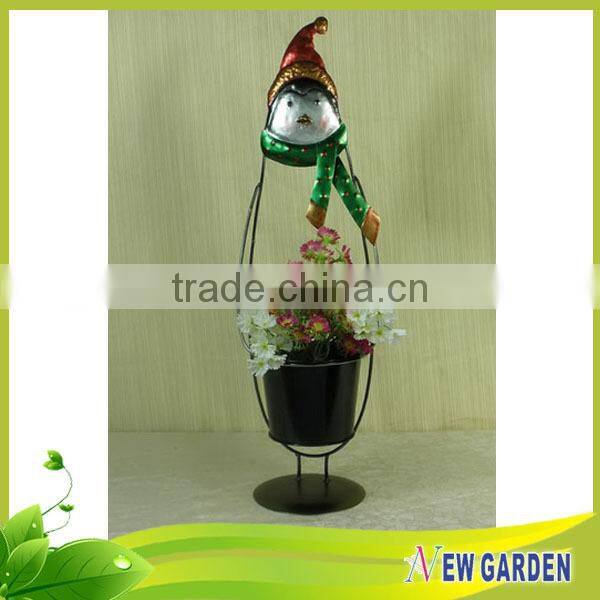 Cheap Price Unique Style Santa Claus Christmas Basket For Flower
