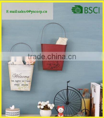 YSWB17005 Creative Wall-mounted Flower Pot Cafe Bar Wall Decoration