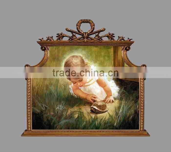 FA-258G-01 ornate antique gold oil painting frames