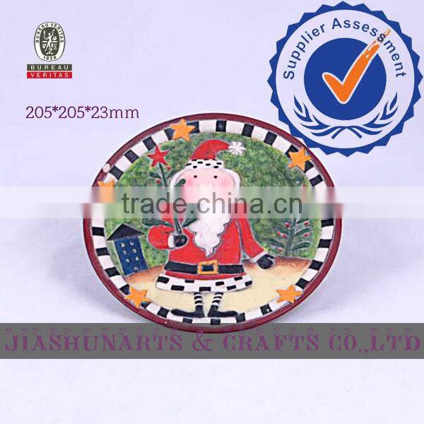 Christmas Santa Claus Ceramic Wall Decorative Plates