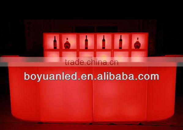 bar led table,illuminated Led reception counter