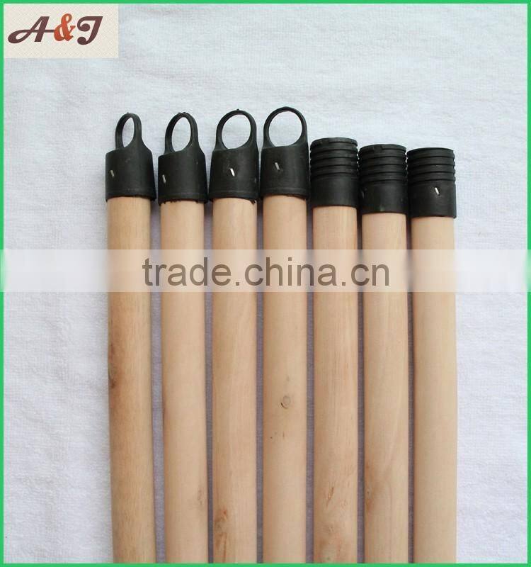 good polishing natrual wooden flooring mop stick one end plastic cap one end plastic greece screw
