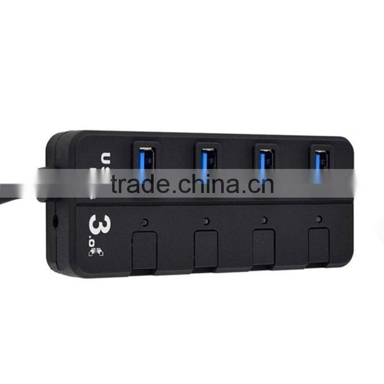 High quality 4 ports USB 3.0 HUB charging port