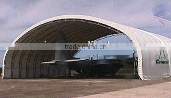 Airplane Hangar, Fabric storage shelter, warehouse tent , Trussed Building