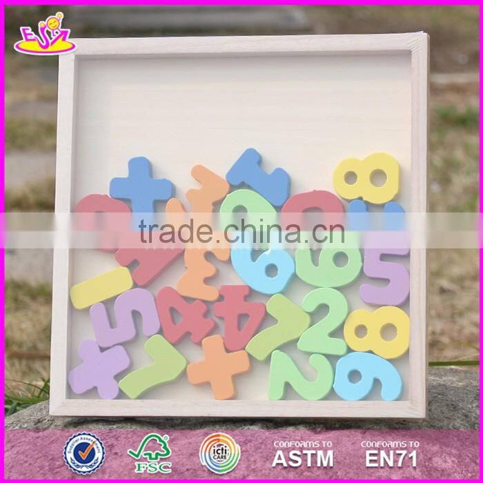 2017 New design toddlers educational numbers wooden math games for kids W14B073