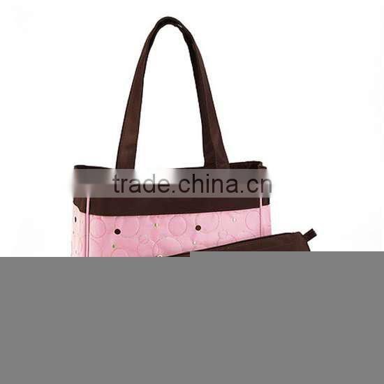 Slik Printing Promotional Diaper Bag Microfiber Baby Diaper Bag