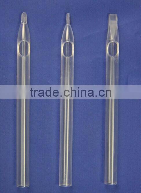 Sterile Disposable Long Tattoo Tip tube nozzle RT VT DT FT Round