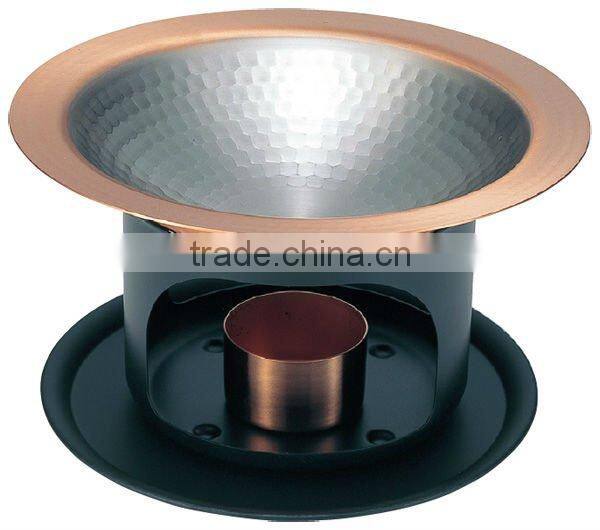 Copper Nabe Set with Stand for One Person Cooper Cooking Pots