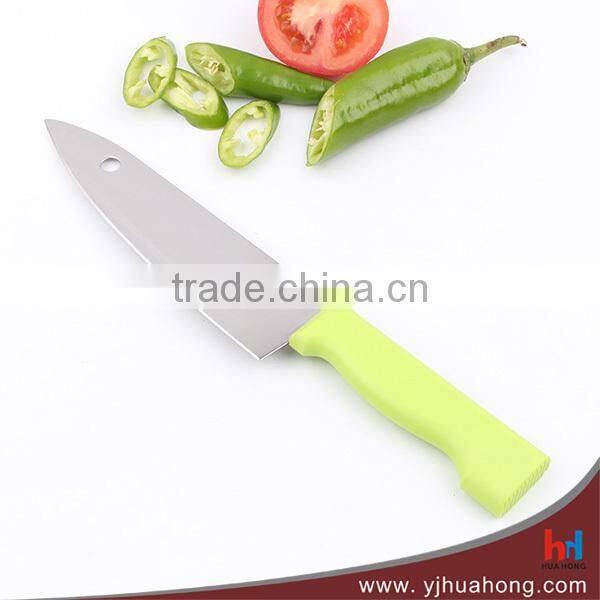 7"stainless steel chef knives,kitchen knife with hole blade