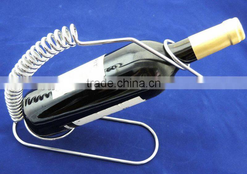 metal red wine rack/display rack for wine bottle