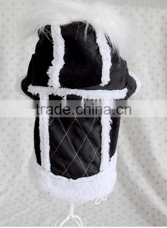 Keep warm SUEDE Dog Apparel Dog Clothes Wholesale