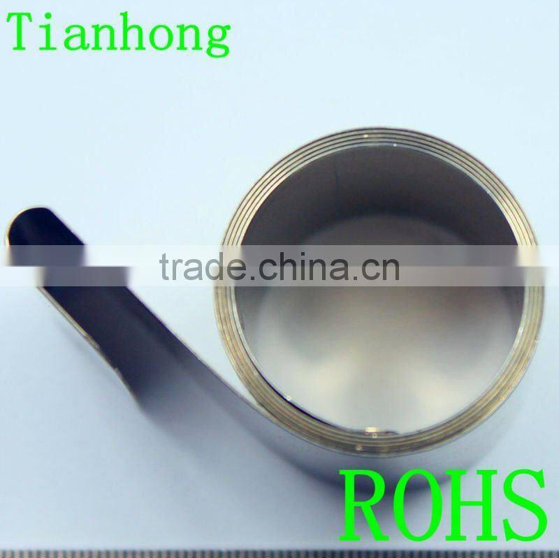 Power springs made of thin stainless steel