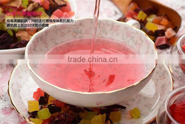 Chinese dried fruit flavored tea, natural flower and fruit tea