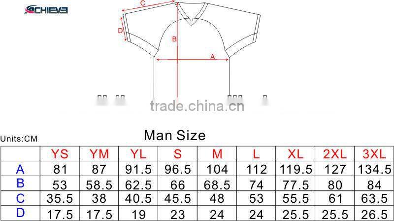 100% polyester superior quality professional no fading Lacrosse Jerseys for Team