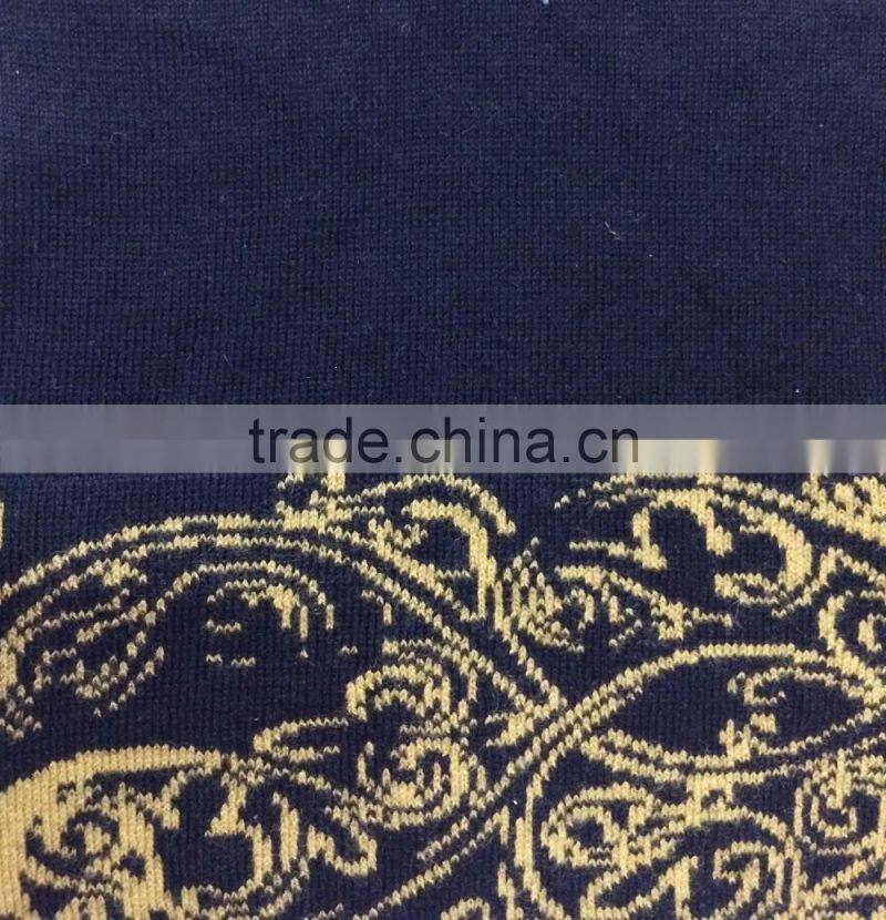 Raidy boer Men's wool sweater wiht V neck fashion print knitwear