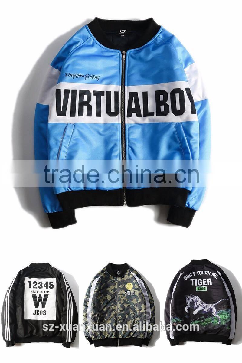 2016 winter fashion men baseball jacket warm coat