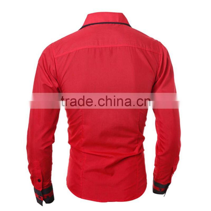 SZXX fashion mens luxury stylish casual slim fit t-shirts