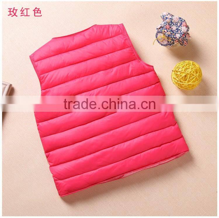 Baby cloting baby vest winter cotton dress child baby down jacket OEM
